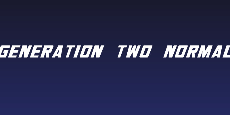 Generation Two Normal Social Header