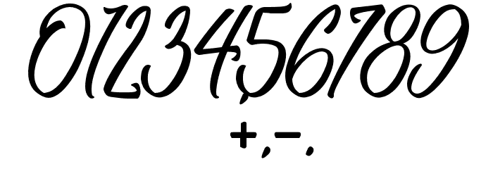 GenerationSeptember Font OTHER CHARS