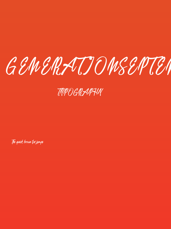 GenerationSeptember Poster