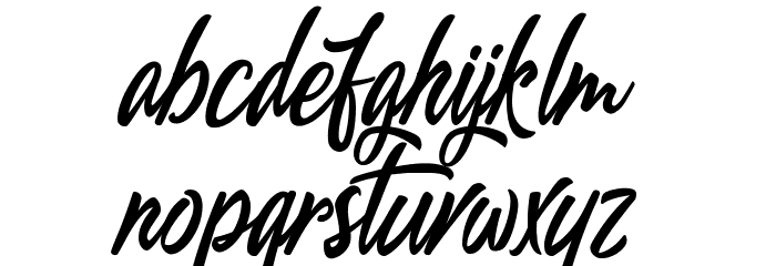 GenerationSeptember Font LOWERCASE