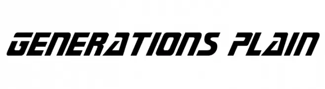 Generations Plain  नि: शुल्क फ़ॉन्ट्स डाउनलोड