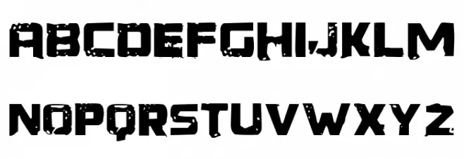 Generator REX Schriftart Groß