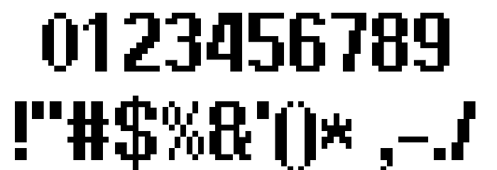 Generic Mobile System Nuevo Font OTHER CHARS