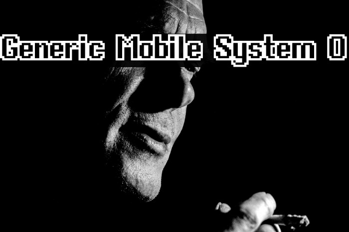 Generic Mobile System O Example 3