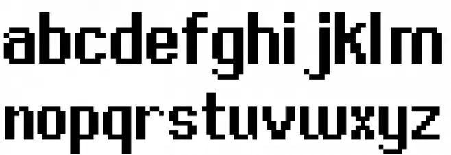 Generic Mobile System Caratteri MINUSCOLO