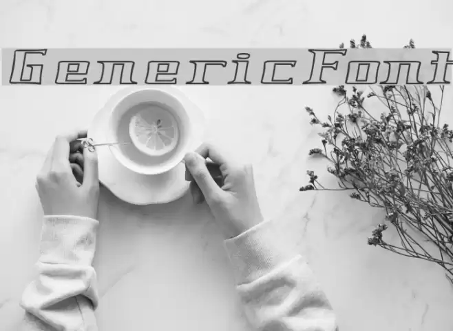 GenericFont Font examples