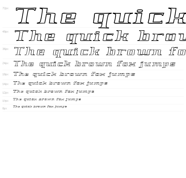 GenericFont Waterfall