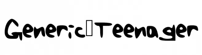 Generic_Teenager  免费字体下载