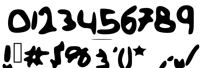 Generic_Teenager Font OTHER CHARS
