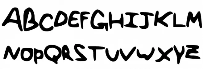 Generic_Teenager Шрифта ВЕРХНИЙ