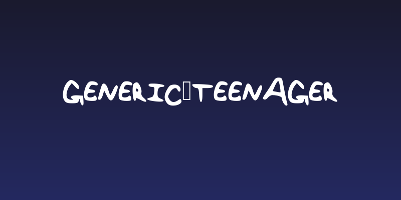 Generic_Teenager Social Header