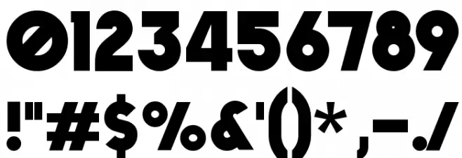 Generica Bold Font OTHER CHARS