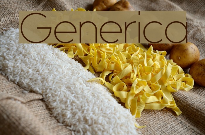 Generica Font examples