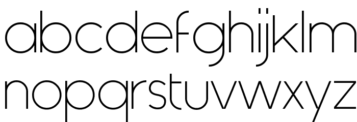 Generica Font LOWERCASE