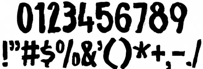 GenerousDEMO Font OTHER CHARS