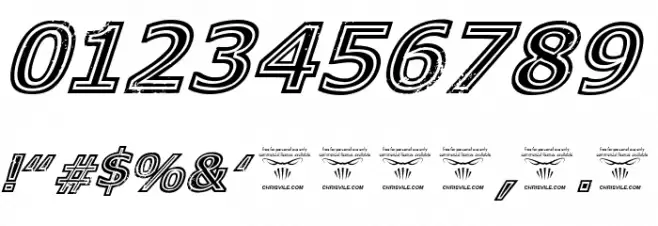 Genesee St Black Italic Font OTHER CHARS