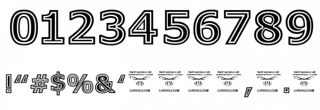 Genesee St Regular Font OTHER CHARS