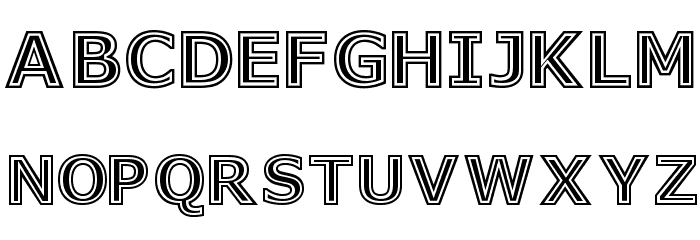 Genesee St Regular Font LOWERCASE