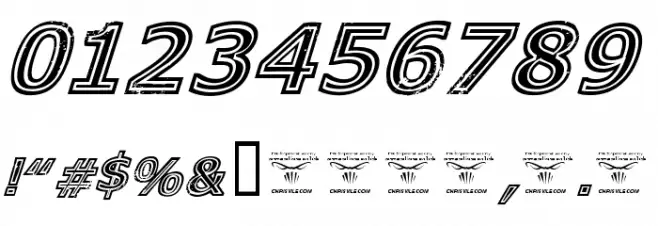 GeneseeSt-BlackItalic Font OTHER CHARS