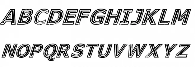 GeneseeSt-BlackItalic Caratteri MINUSCOLO