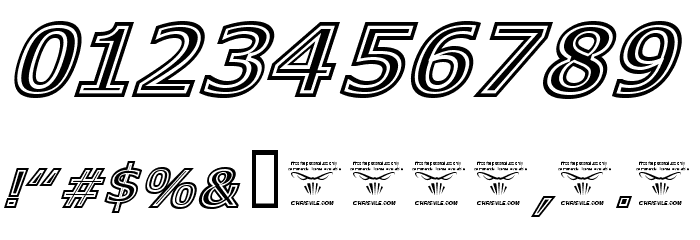 GeneseeSt-Italic Font OTHER CHARS