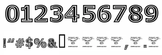 GeneseeSt-Regular Font OTHER CHARS