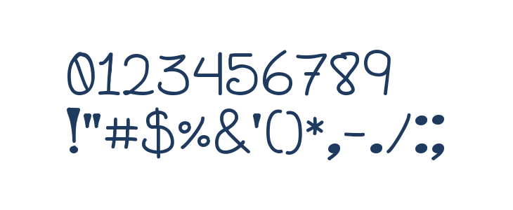 Genesis Handwriting Other Characters