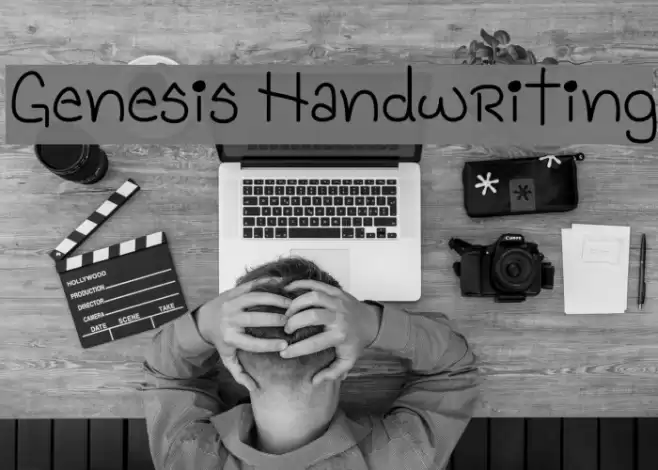 Genesis Handwriting Font examples
