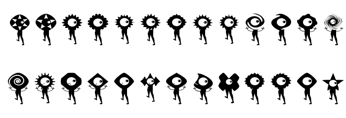 GenesisSketches Font LOWERCASE