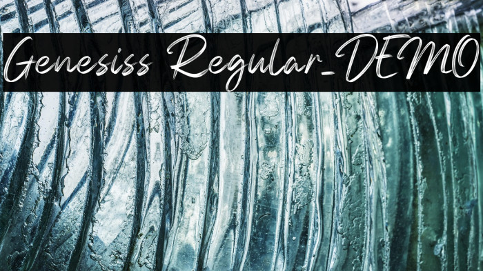 Genesiss Regular_DEMO Example 2