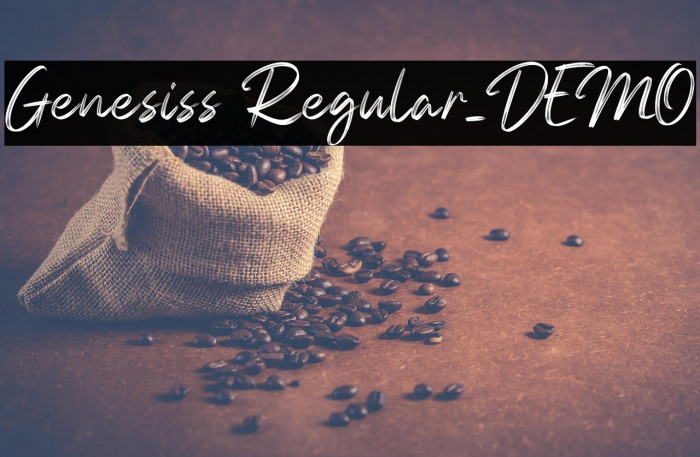 Genesiss Regular_DEMO Example 3