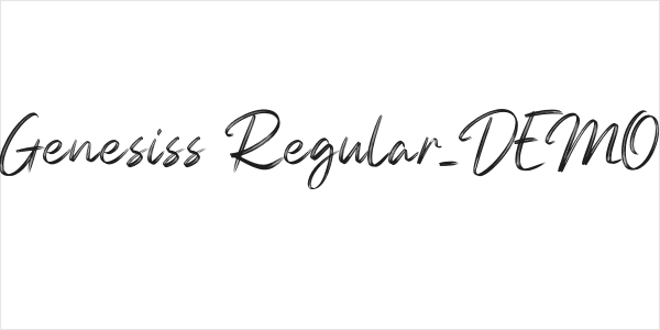 Genesiss Regular_DEMO Logo