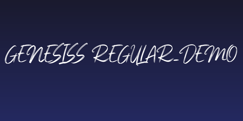 Genesiss Regular_DEMO Social Header