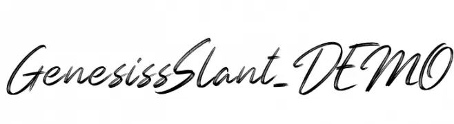 Genesiss Slant_DEMO 