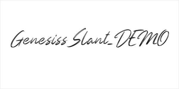 Genesiss Slant_DEMO Logo