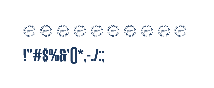 Genesize Grotesk Demo Regular Other Characters