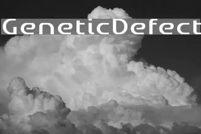 GeneticDefect Font examples