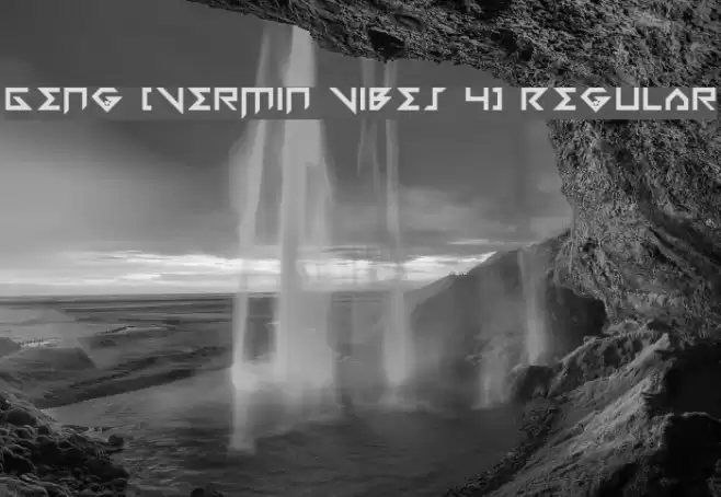 Geng [Vermin Vibes 4] Regular Font examples