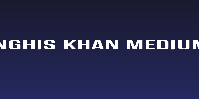 Genghis Khan Medium 2 Social Header