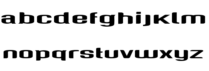 Genghis Khan Medium 2 Font LOWERCASE