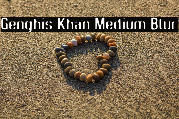 Genghis Khan Medium Blur Example 1