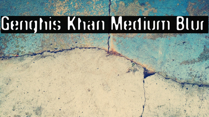 Genghis Khan Medium Blur Example 3