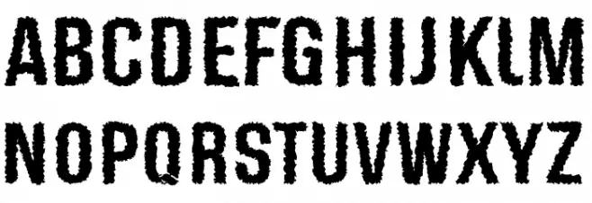 Genghis Khan Medium Distorted Шрифта ВЕРХНИЙ
