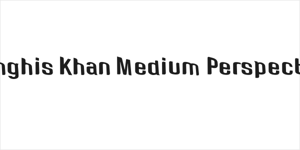 Genghis Khan Medium Perspective Logo