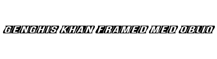 Genghis Khan framed Med Obliq  Fuentes Gratis Descargar