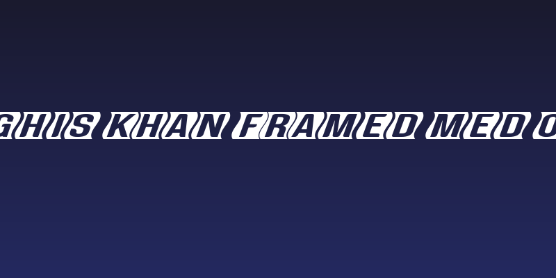 Genghis Khan framed Med Obliq Social Header