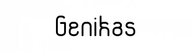 Genikas  Descarca Fonturi Gratis