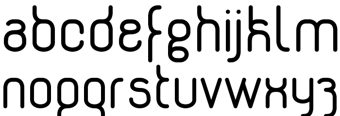 Genikas Font LOWERCASE