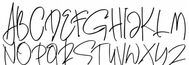 Genit Font UPPERCASE