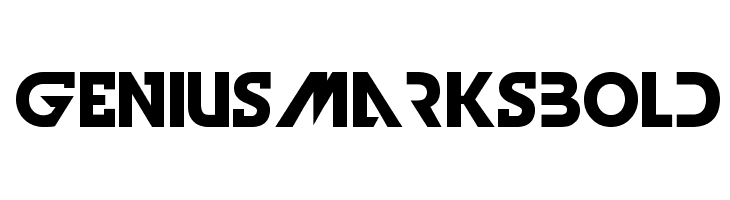 GeniusMarksBold  baixar fontes gratis